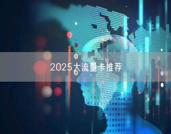 2025大流量卡推荐