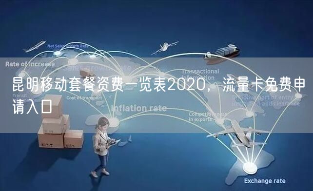 昆明移动套餐资费一览表2020，流量卡免费申请入口