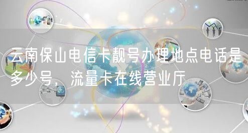 云南保山电信卡靓号办理地点电话是多少号，流量卡在线营业厅
