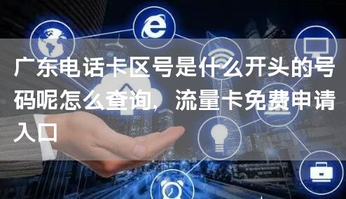 广东电话卡区号是什么开头的号码呢怎么查询，流量卡免费申请入口