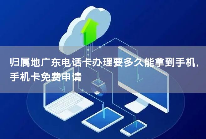 归属地广东电话卡办理要多久能拿到手机，手机卡免费申请