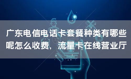 广东电信电话卡套餐种类有哪些呢怎么收费，流量卡在线营业厅