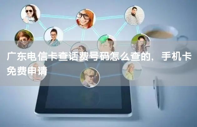 广东电信卡查话费号码怎么查的，手机卡免费申请