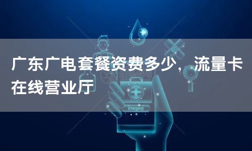 广东广电套餐资费多少，流量卡在线营业厅