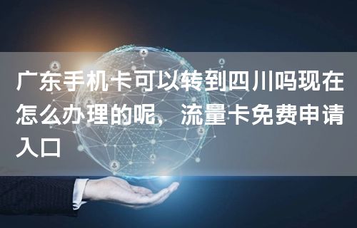 广东手机卡可以转到四川吗现在怎么办理的呢，流量卡免费申请入口