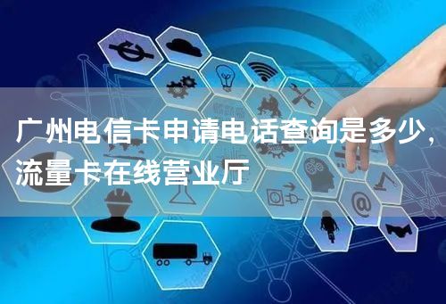 广州电信卡申请电话查询是多少，流量卡在线营业厅