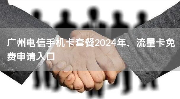 广州电信手机卡套餐2024年，流量卡免费申请入口