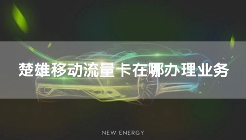 楚雄移动流量卡在哪办理业务