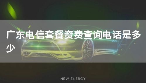 广东电信套餐资费查询电话是多少