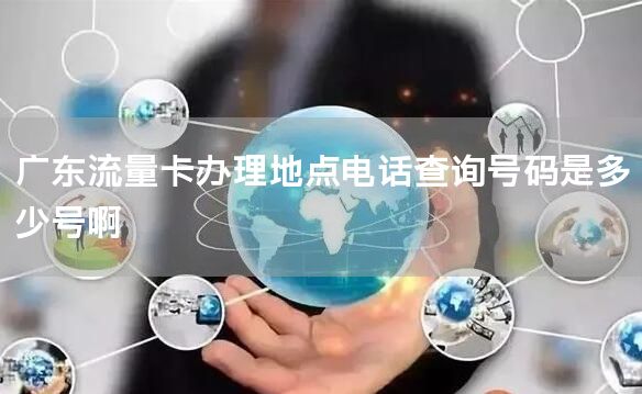 广东流量卡办理地点电话查询号码是多少号啊