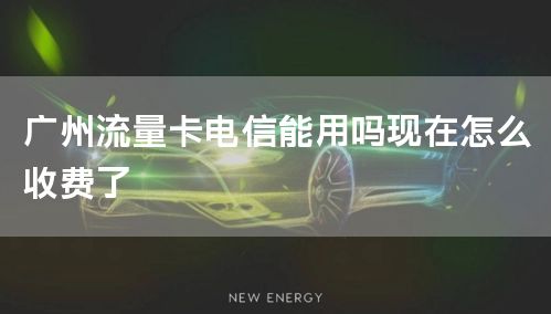 广州流量卡电信能用吗现在怎么收费了